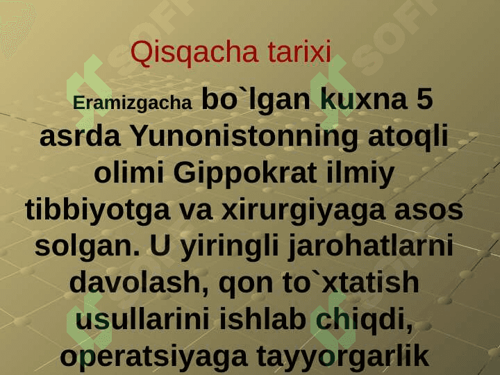 Xirurgik operatsiya va uning, turlari. Operatsiya oldi va operatsiyadan keyingi davrlar 3