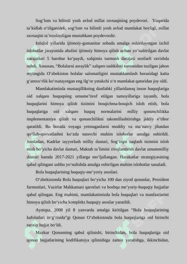 Media muxitida bola huquqlari 2