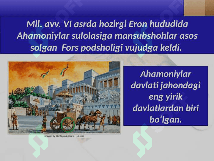 Ahamoniylar davlati 2
