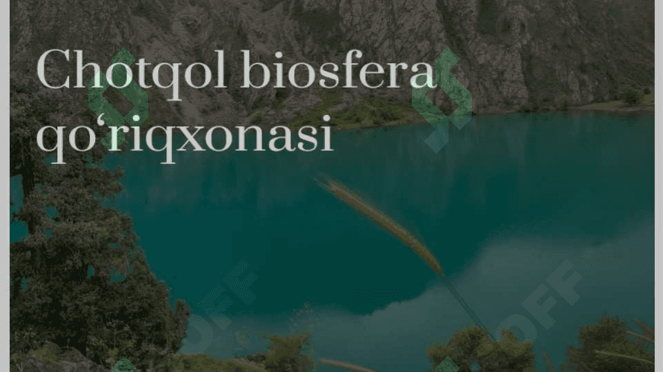 O‘zbekistonning qo‘riqxonalari 4