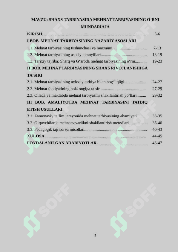 SHAXS TARBIYASIDA MEHNAT TARBIYASINING O‘RNI 2