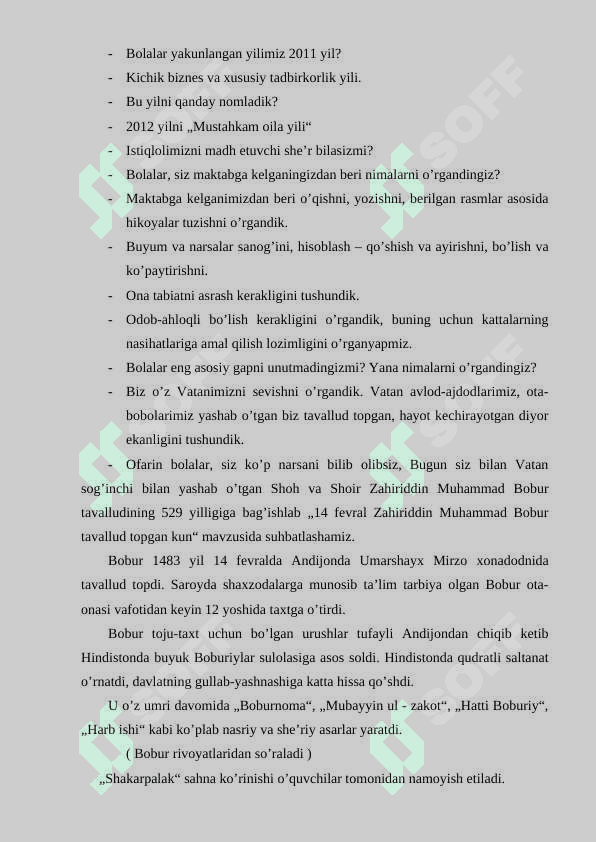 14 fevral Zahiriddin Muhammad Bobur tavallud topgan kun 2