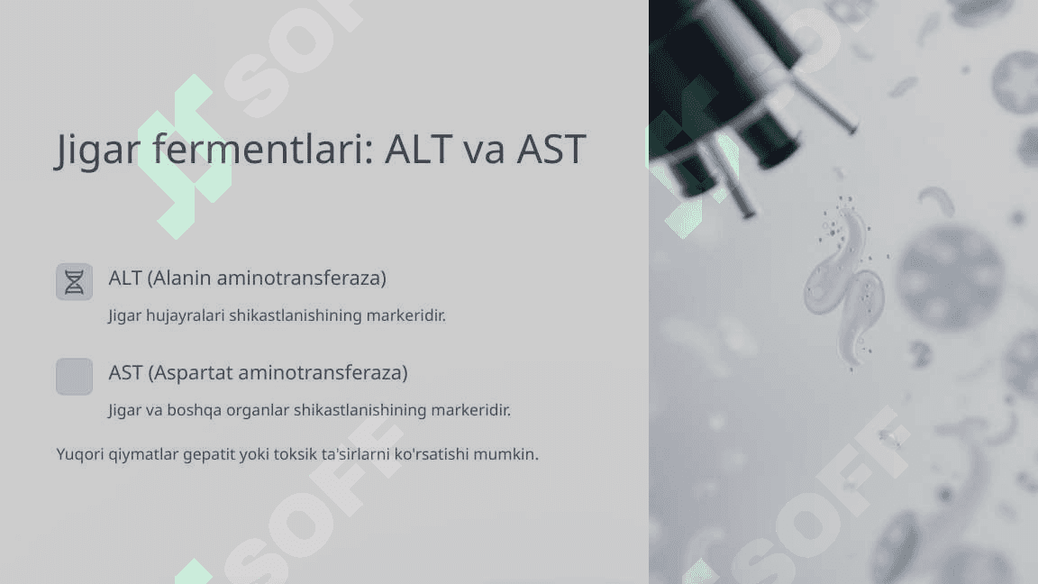Qonning bioximik tekshiruvi natijalari 3