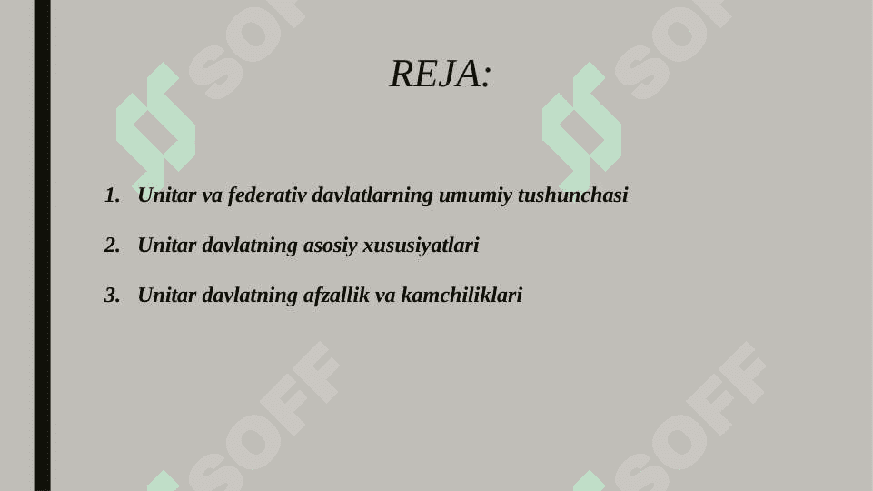 Unitar va federativ davlatlar 2