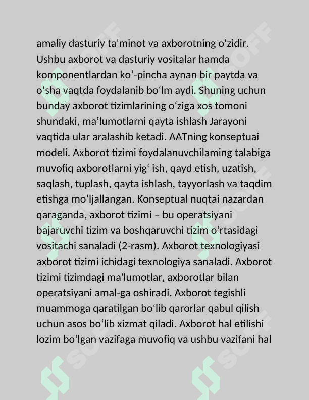 Soliq tizimda axborot komplekslari va texnologiyalari 7