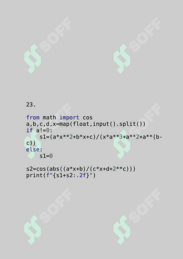 Algo.ubtuit.uz masalalari yechimlar 21-30 gachha Python tilida 4