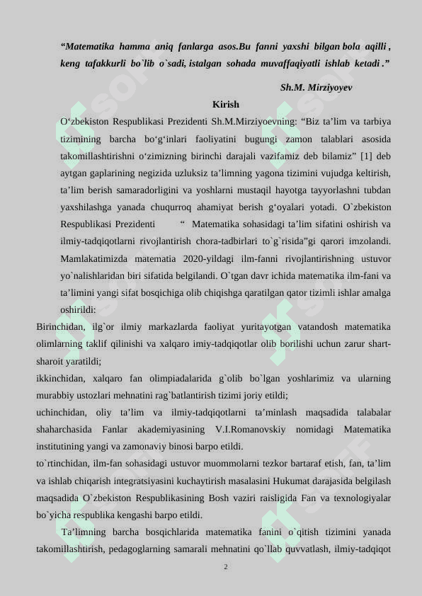 Chiziqli uzluksiz operatorlar 2