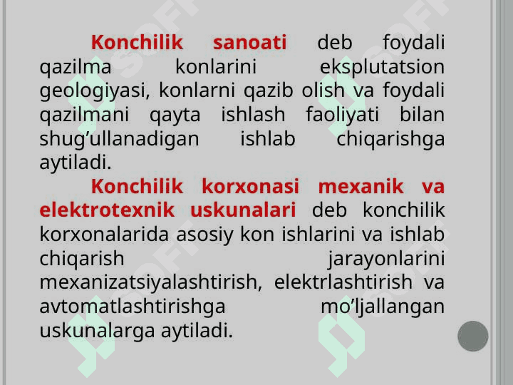 KON MASHINALARI TO’G’RISIDA UMUMIY MA’LUMOTLAR 5