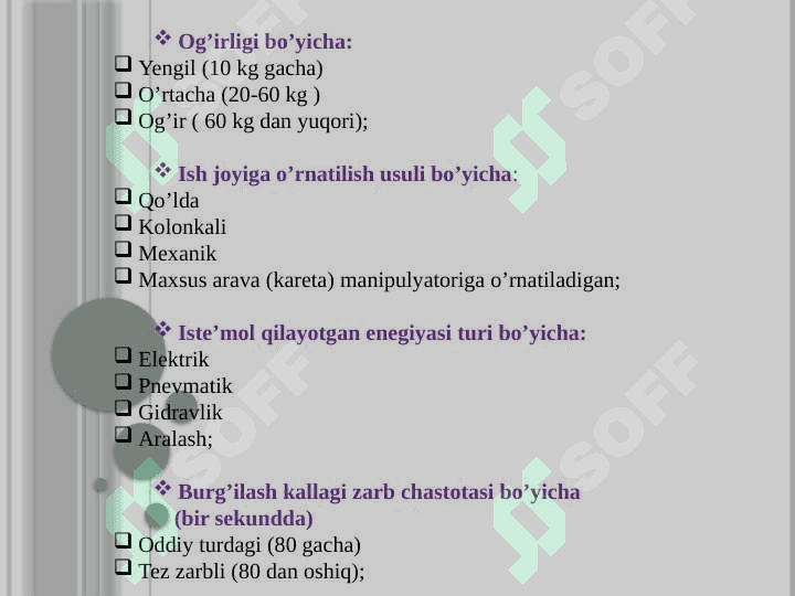 Burg`ilash usullari va burg`ilash instrumentlari 4