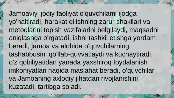 Tarbiyaviy ishlar jarayonini tashkil etishga texnologik yondoshuv 4