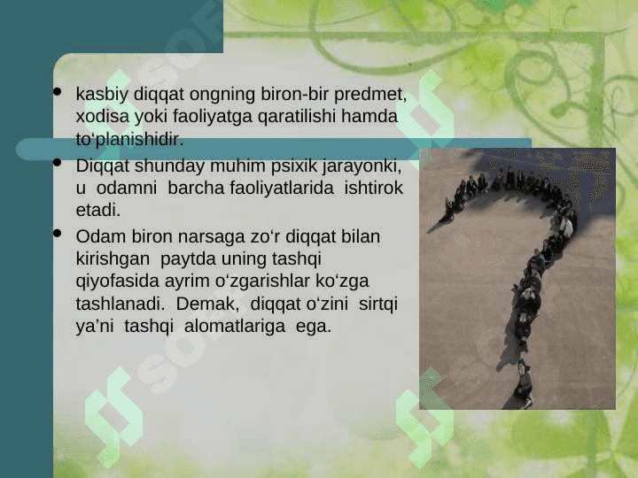 kasbga yo'naltirishda bilish jarayonlarini roli 4