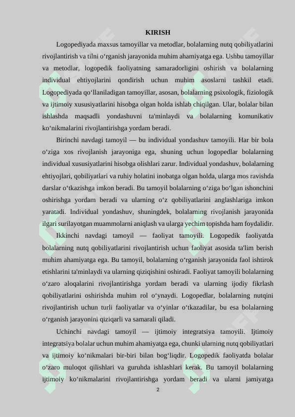 Logopediyada maxsus tamoyilllari va metodlarini klassifikatsiyasi 2