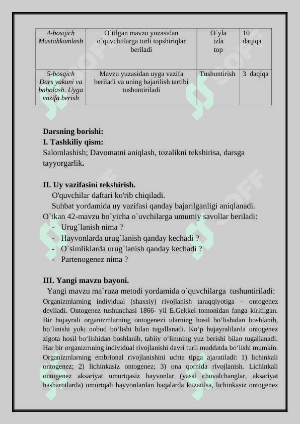 EMBRIONAL RIVOJLANISH DAVRI 3