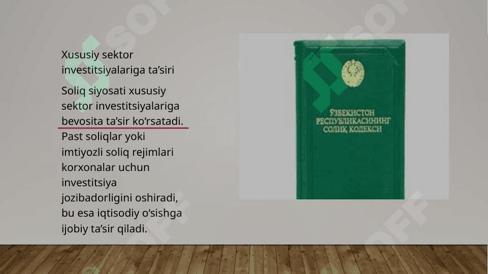 Soliqlarning makroiqtisodiy mohiyati va roli 6