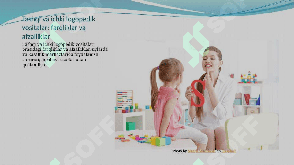 Logopedik mashgʻulot vositalarining tasnifi, logopedik mashgʻulot vositalari 4
