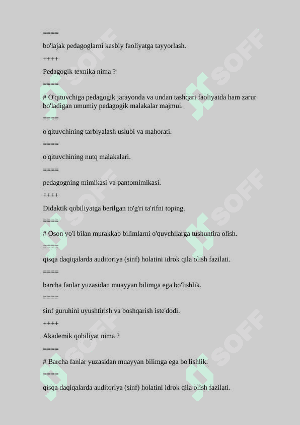 Ped mahorat test 2
