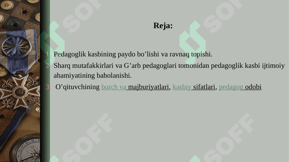 Pedagogik fikr tarixi va maktab amaliyotida o‘qituvchi mahorati masalalari 2