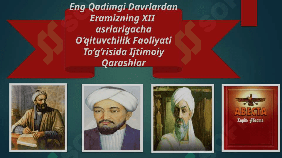 Pedagogik fikr tarixi va maktab amaliyotida o‘qituvchi mahorati masalalari 7
