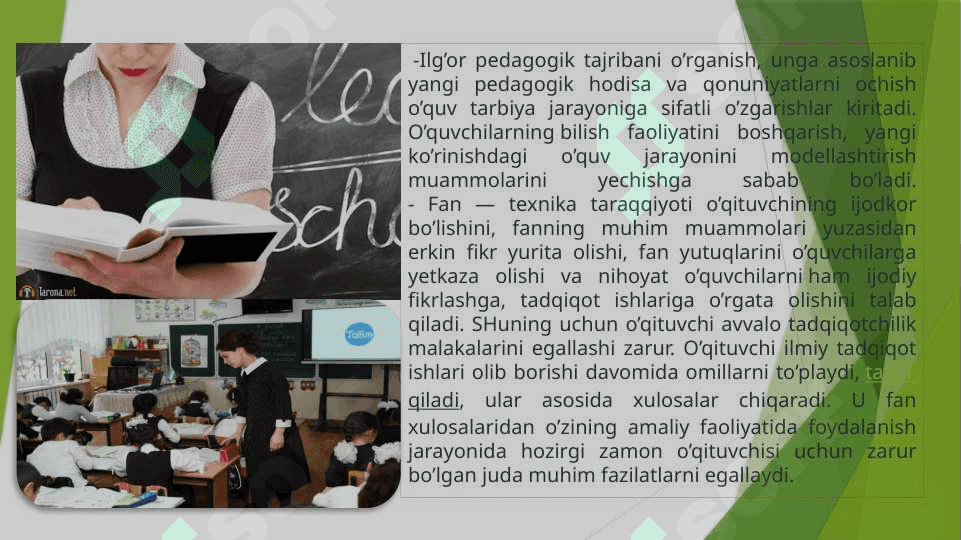 Yosh o‘qtuvchilar harakatidagi tipik xatolar va ularni tuzatish yo‘llari 4