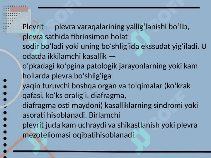 Òpkaning interstitsial kasalliklari 3