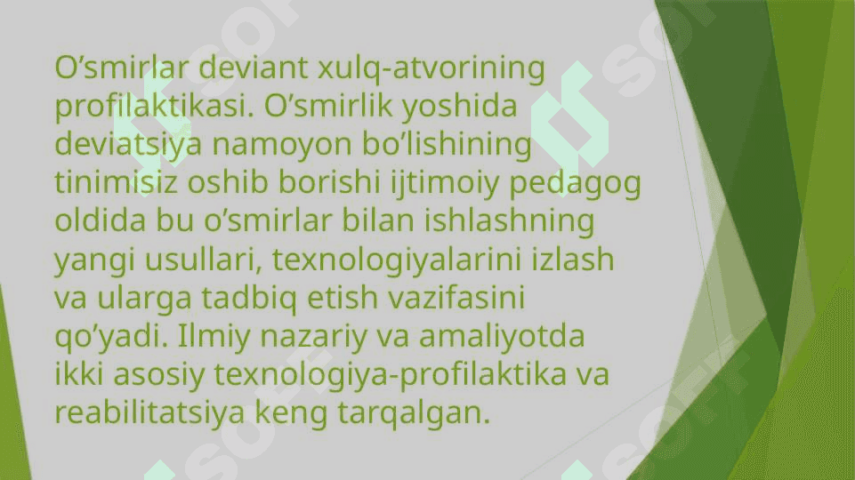 Bolalarda deviant xulqning namoyon boʻlish shakllari 2