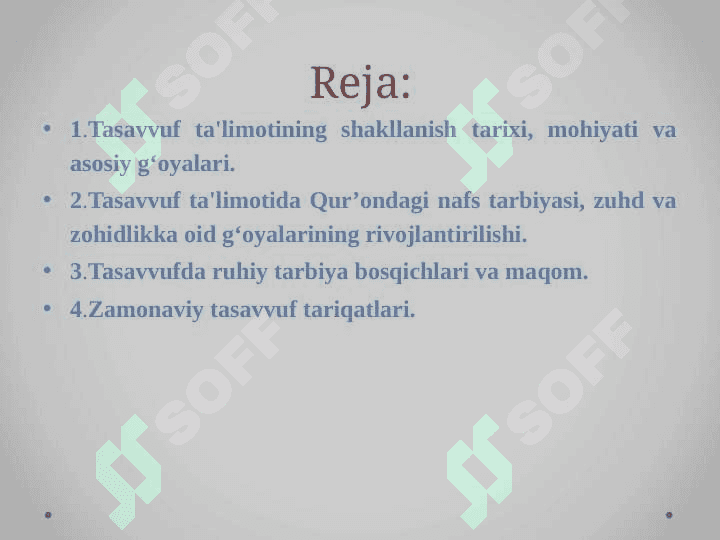 Tasavvuf ta'limotining Sharq madaniyatiga ta'siri 2