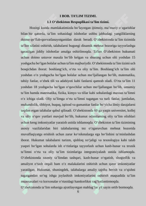 Ta’lim tizimlarining innovatsiyalari va rivojlanish strategiyasi 6