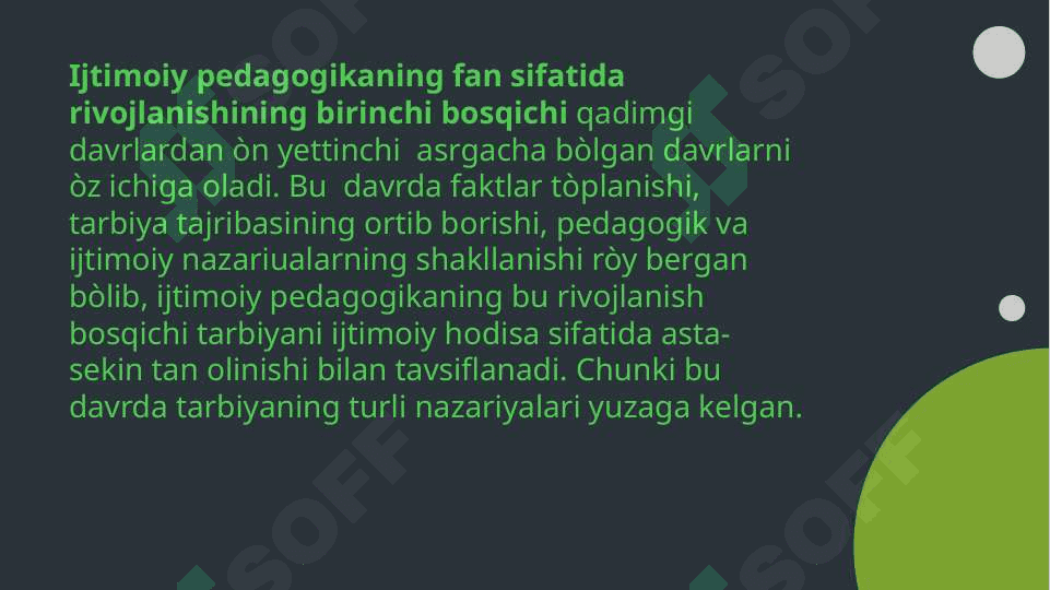 Ijtimoiy pedagogikaning rivojlanish tarixi 4
