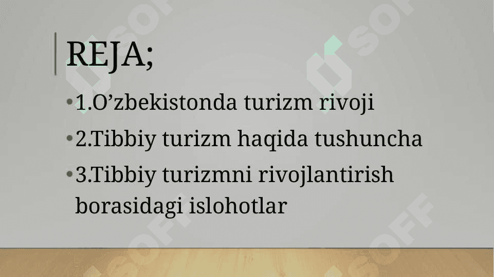 O’bekistonda tibbiy turizmni rivojlantirish maqsadlari 2