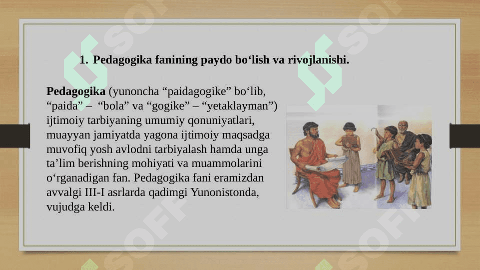 PEDAGOGIKA SHAXS TARBIYASI VA RIVOJLANISHI TO‘G‘RISIDAGI FAN. ILMIY-PEDAGOGIK TADQIQOTLAR METODOLOGIYASI VA METODLARI. 4