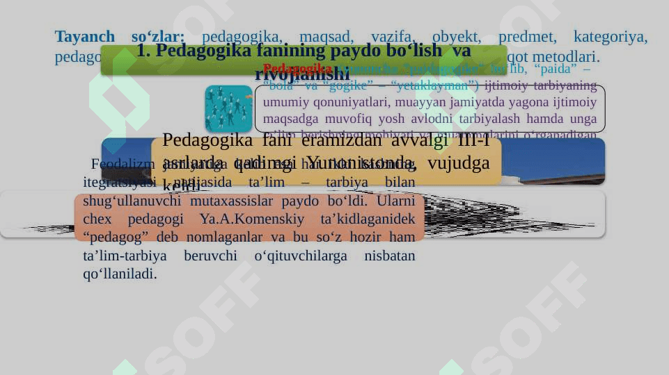 PEDAGOGIKA SHAXS TARBIYASI VA RIVOJLANISHI TO‘G‘RISIDAGI FAN. ILMIY-PEDAGOGIK TADQIQOTLAR METODOLOGIYASI VA METODLARI. 4
