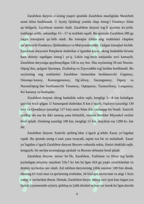 OʻRTA ZARAFSHON OKRUGI 8