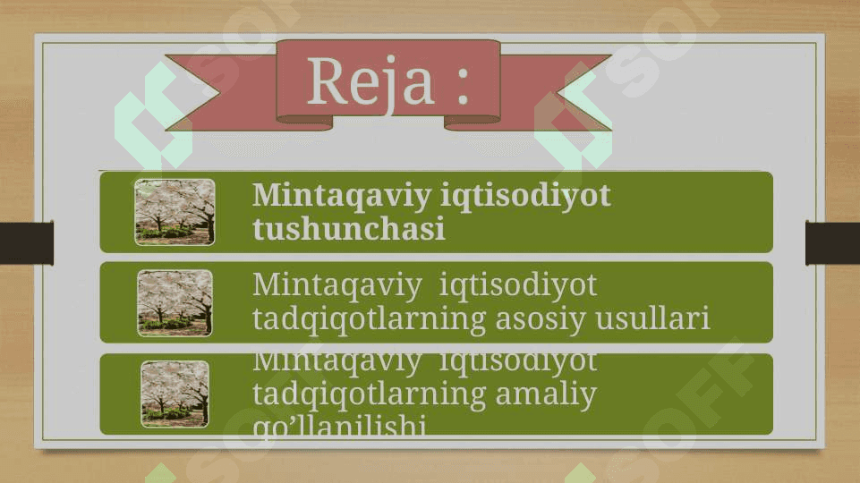 Mintaqaviy iqtisodiyotning tadqiqot usullari. 2