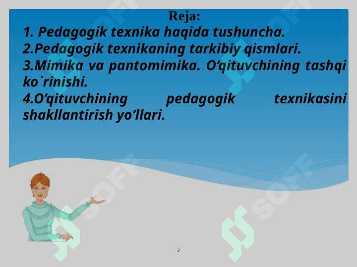 Pedagogik texnika. 2