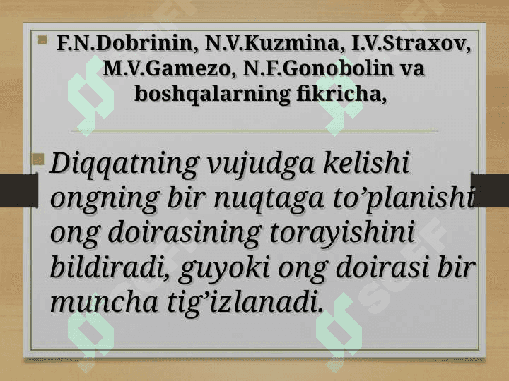 Diqqat. Sezgi. Idrok va xayol. Xotira 5