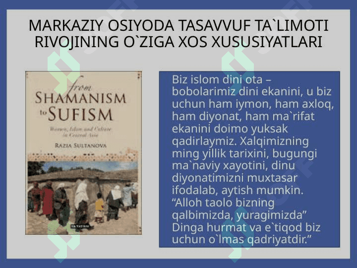 Markaziy Osiyoda tasavvuf 2