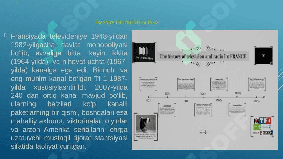 Fransiya televideniyasi tarixi 3