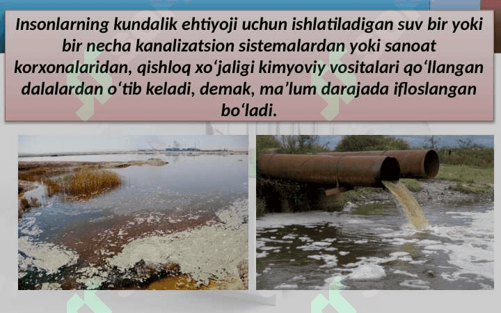 Chiqindi suvlarini tozalash - Чиқинди сувларини тозалаш 4