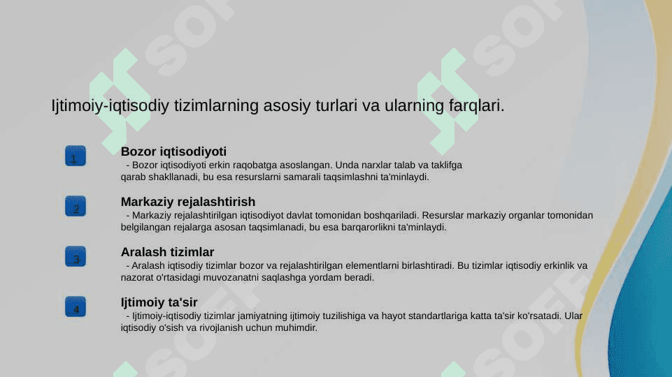 Ijtimoiy-iqtisodiy tizimlar ularning tarkibi va andozalari 3