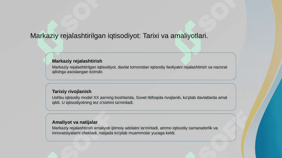 Ijtimoiy-iqtisodiy tizimlar ularning tarkibi va andozalari 5