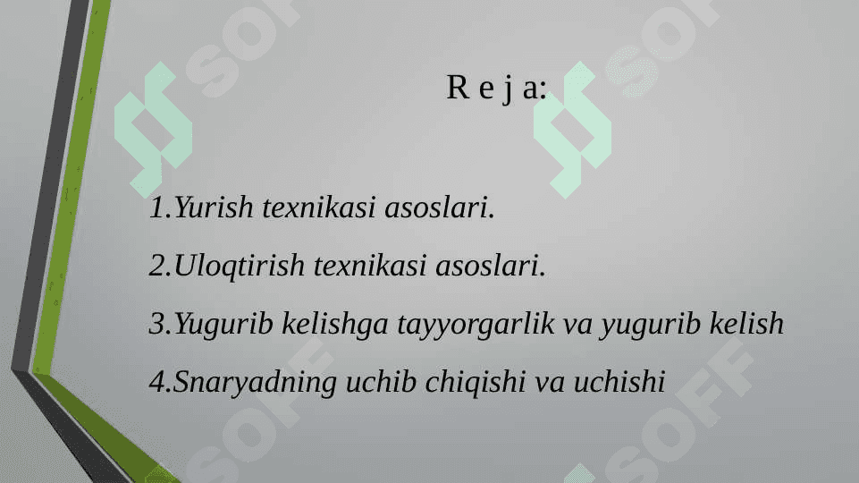 Yengil atletikada texnik va taxtik tayyorgarlik usullari 2