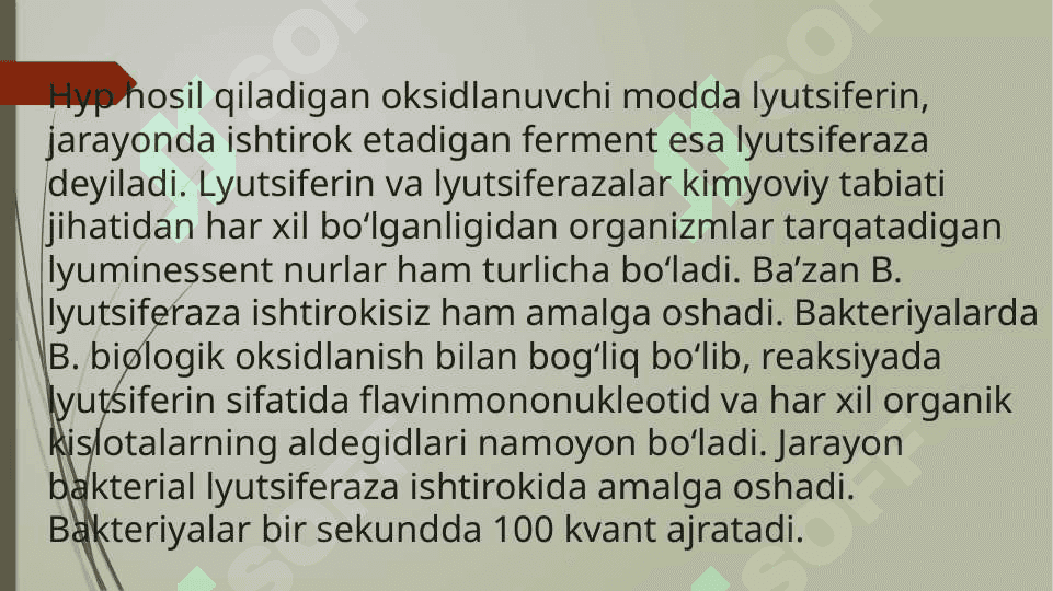 Biologik oksidlanish. Katabolizmning umumiy yo'llari 4