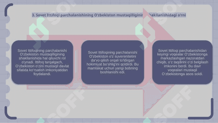 o`zbekiston tashkil topishi 5