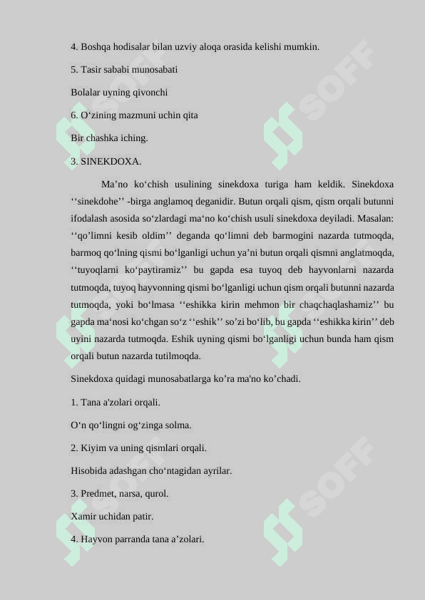 O‘zbek adabiyotida meraforaning o‘rni KURS ISHI 5