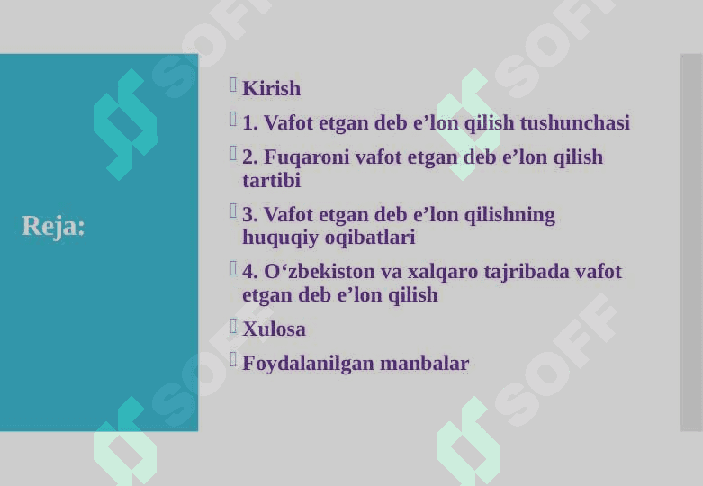 FUQAROLIK HUQUQIDA VAFOT ETGAN DEB E’LON QILISH 3