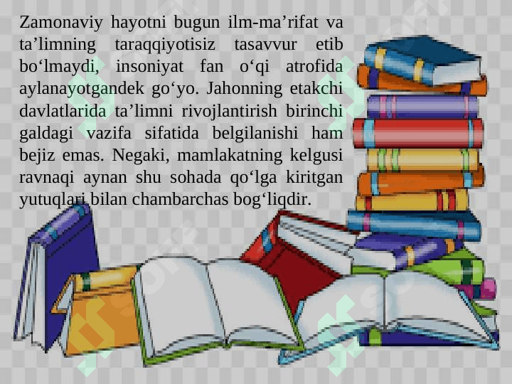 O'zbekiston ta’lim tizimi. Mustaqillik yillarida pedagogik fikrlar rivoji 3