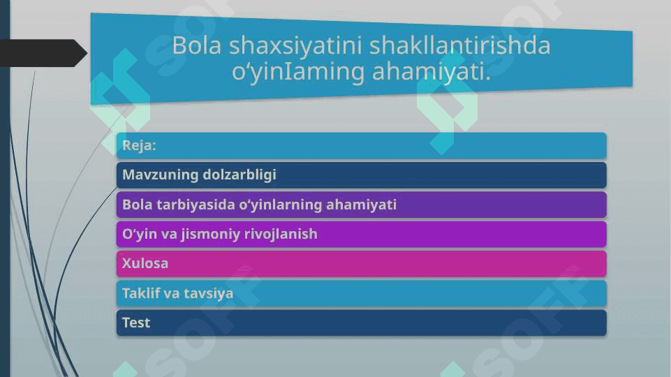 Bola shaxsiyatini shakllantirishda o‘yinIaming ahamiyati 2