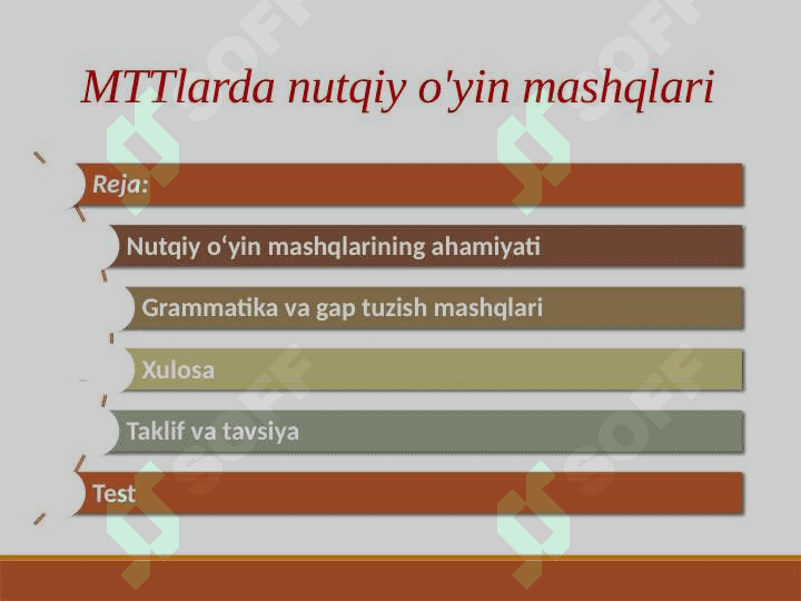 MTTlarda nutqiy o'yin mashqlari 2