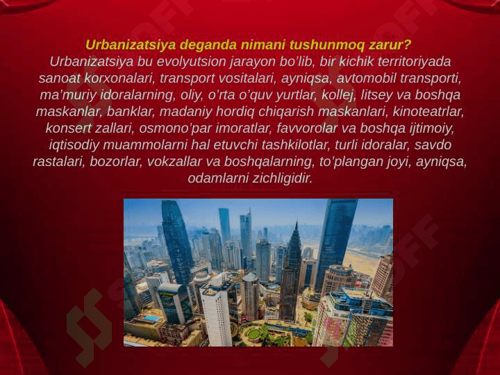 Urbanizatsiya, ekologiya va salomatlik, urbanizatsiyaning tarixi 3