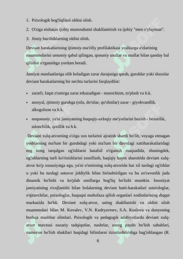 O‘smirlarning deviant xatti-harakatlarining psixologik sabablari 6